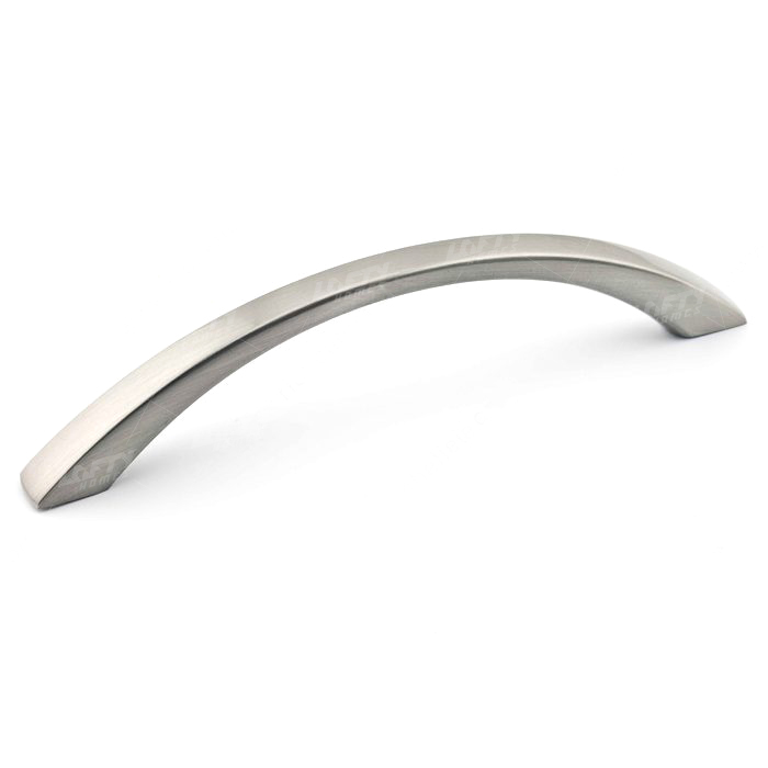 Modern Metal Brushed Nickel Bow Pull - 5235