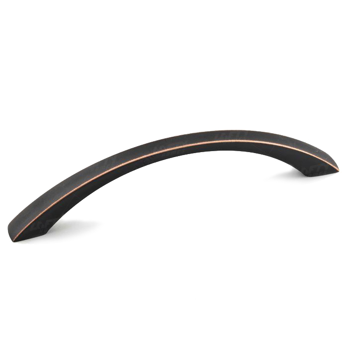Modern Metal Brushed Oil-Rubbed Bronze Bow Pull - 5235