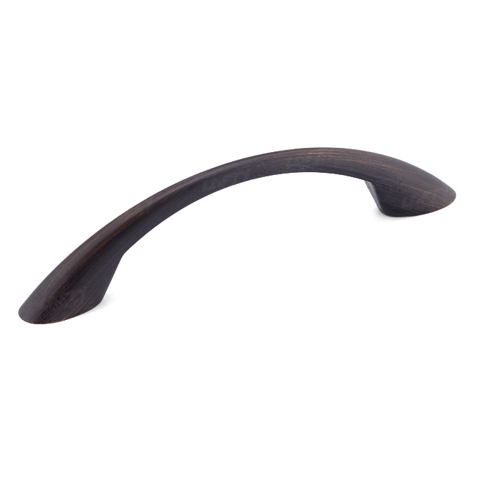 Modern Metal Brushed Oil-Rubbed Bronze Bow Pull - 6501