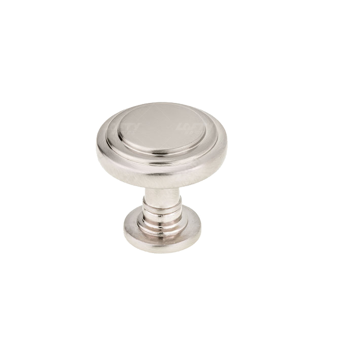 Traditional Metal Brushed Nickel Knob -  8818