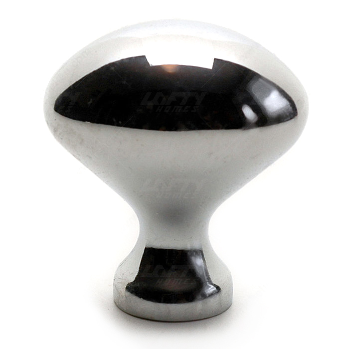 Traditional Metal Chrome Knob - 4443