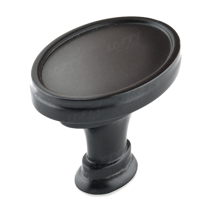 Transitional Metal Matte Black Knob - 8023