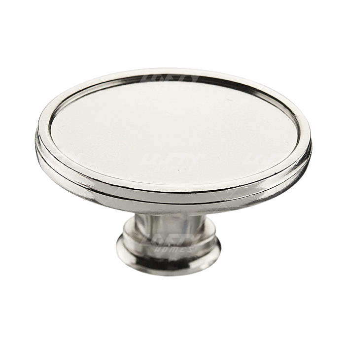 Transitional Metal Polished Nickel Knob - 8023