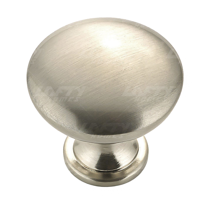 Modern Metal Brushed Nickel Knob - 9041