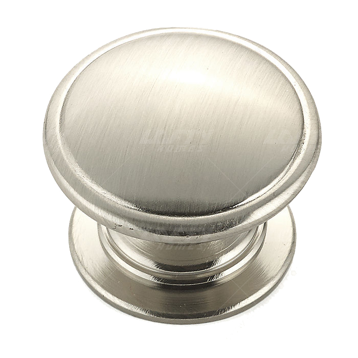 Traditional Metal Brushed Nickel Knob - 8098