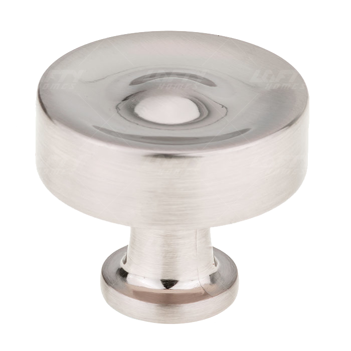 Traditional Metal Brushed Nickel Knob - 8855