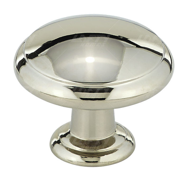 Transitional Metal Polished Nickel Knob - 8093