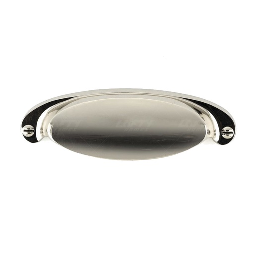 [BP21064180] Modern Metal Polished Nickel Cup Pull - 2106