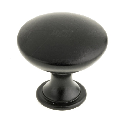 [BP904125900] Modern Metal Matte Black Knob - 9041